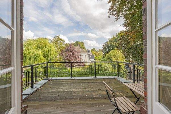 Terrasse mit Blick ins Grüne