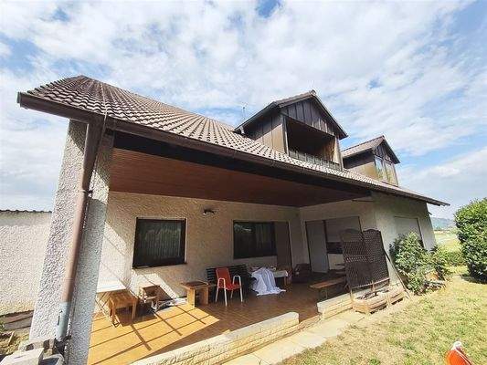 Überdachte Terrasse