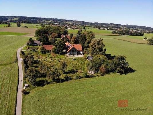 Ansicht übers Anwesen
