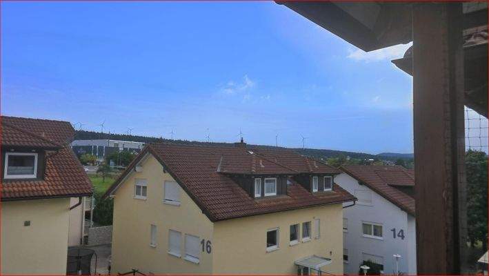 Sicht vom Balkon