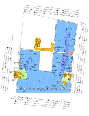 Grundriss 6. OG ca. 536 m²
