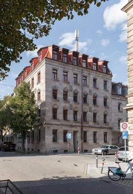 Ansicht auf das kernsanierte Gebäude