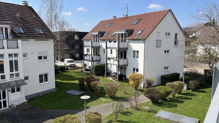Blick vom Balkon