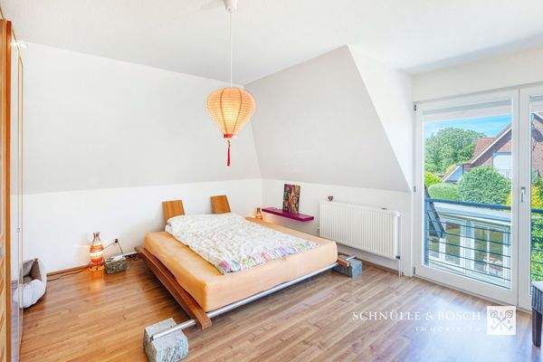 Entspannte Träume mit Gartenblick