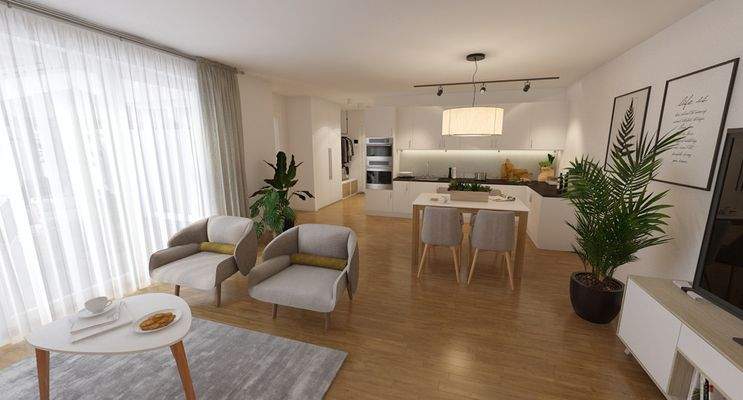 Gemütliche-Wohnatmosphäre-mit-Blick-ins-Wohn--und-Esszimmer