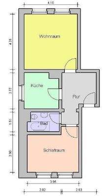 Grundriss, Maße nicht verbindlich!