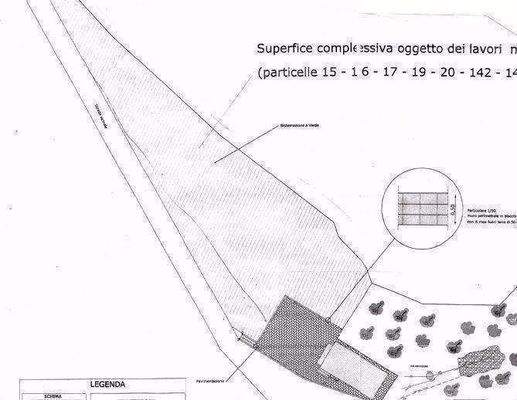 Grundstückplan Mühle Toskana
