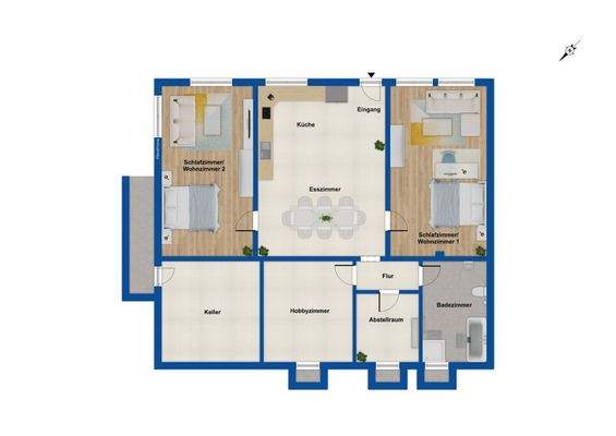 Grundriss Untergeschoss 