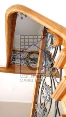 Ansicht nostalgisches Treppengeländer