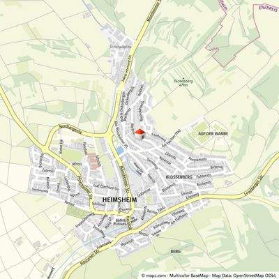 Geolyzer Kartenausschnitt