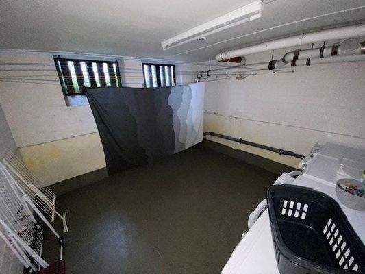 Gepflegt ist auch der Waschkeller