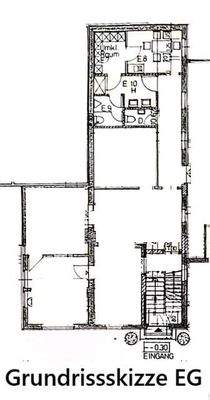 Grundrissskizze EG