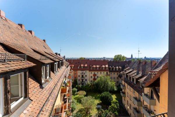 Ausblick vom Wohnzimmer
