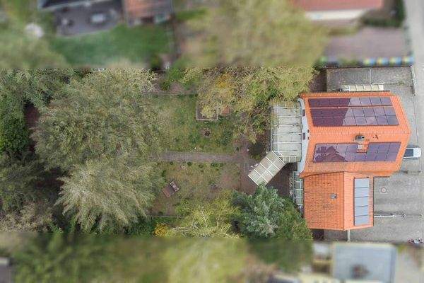 Luftbild Haus und Grundstück