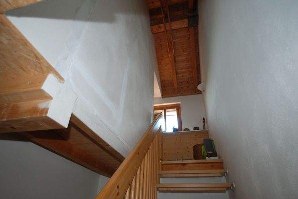 Blick zum Dachstuduio hinauf