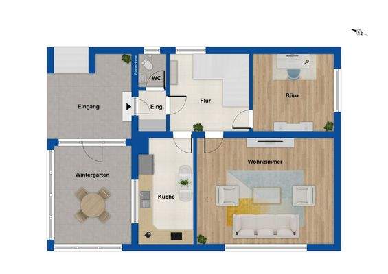 Grundriss - Erdgeschoss