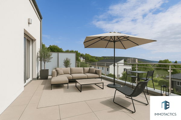 Möblierungsvorschlag Dachterrasse