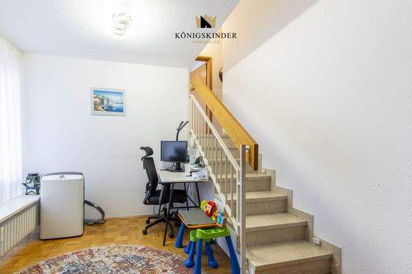Wohnbereich mit ideal integrierbarem Homeoffice-Platz