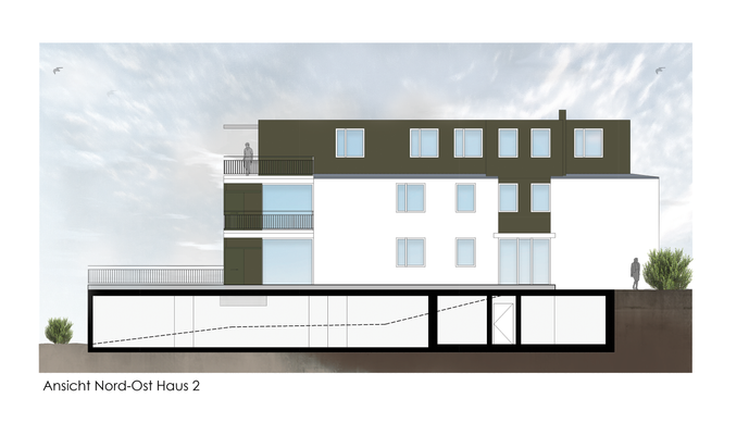 Ansicht Nord- Ost - Haus 3