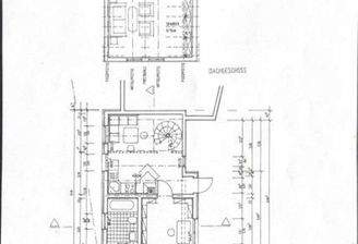 Hinterhaus Grundriss EG, DG