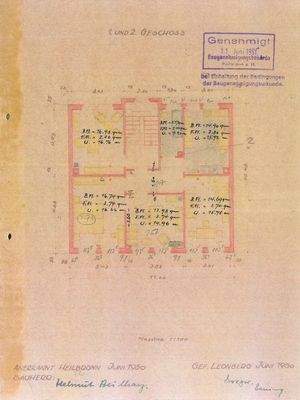 Plan 1. + 2. Obergeschoss