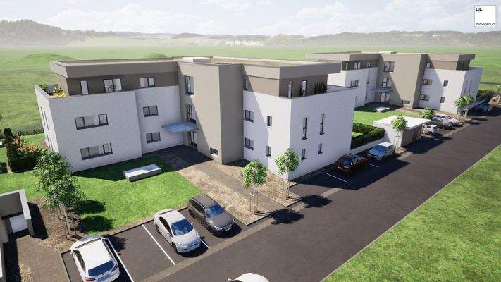 Wohnbauprojekt "Wohnen auf der Sonnenwiese" - Außenansicht