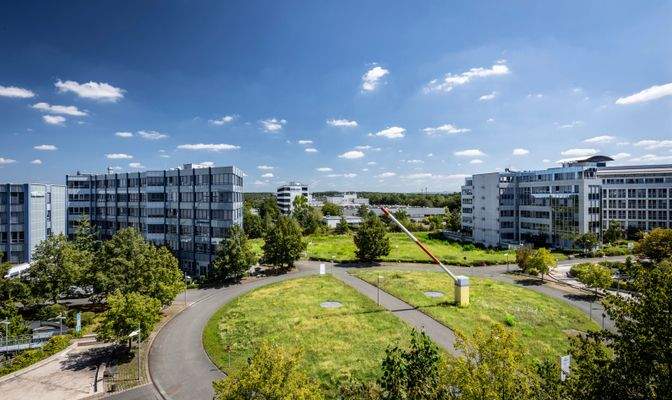 Blick über den Businesspark EUROCOM