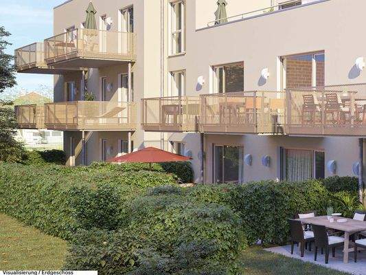 Visualisierung Ansicht Erdgeschoss