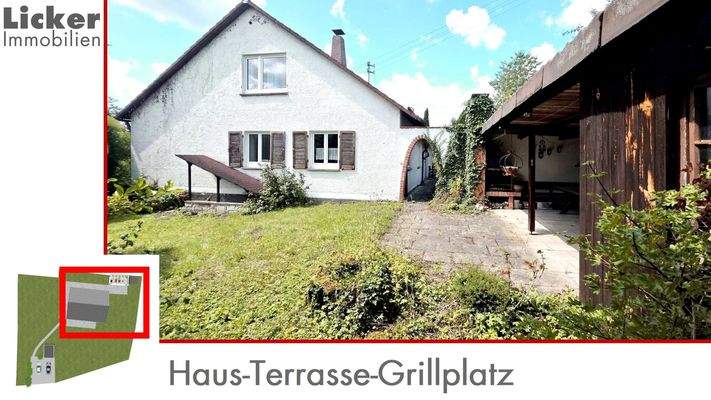 Haus-Terrasse-Grillplatz