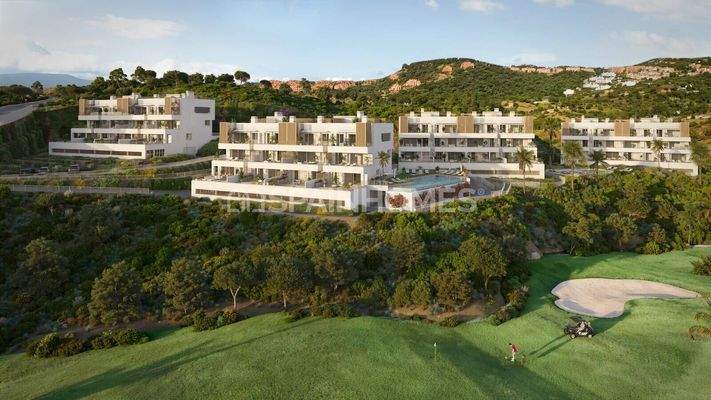 Apartments with Sea and Golf Views in Mijas Málaga