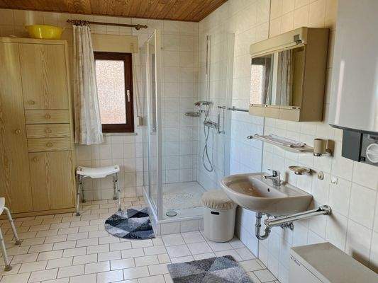 Bad mit modernisierter Dusche