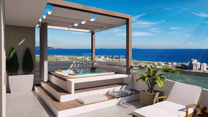 Real Estate with Sea View in North Cyprus İskele