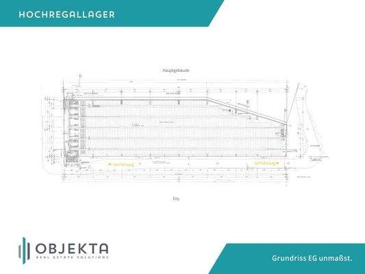 Grundriss Hochregallager