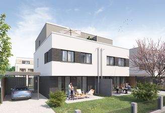 Moderne Doppelhaushälfte