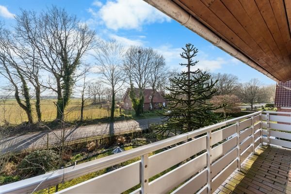 Blick vom Balkon