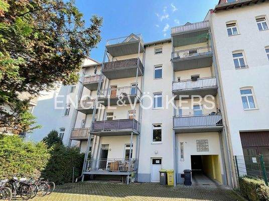 Rückansicht des Hauses