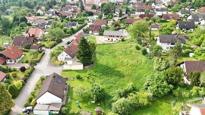 Nahansicht auf das Grundstück