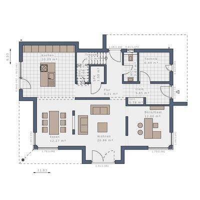 Grundriss Erdgeschoss