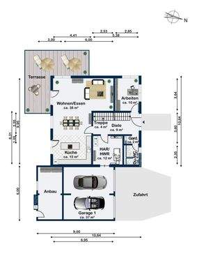 Grundriss Untergeschoss