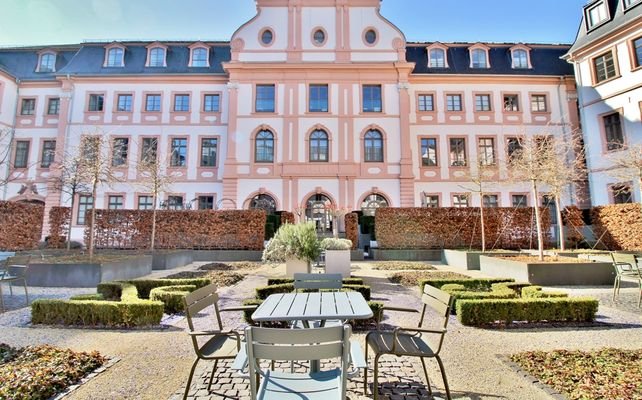 idyllischer Sitzplatz 