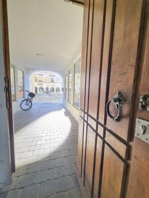 Durchgang in die Fußgängerzone