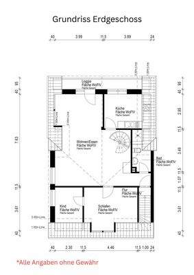 Grundriss Obergeschoss