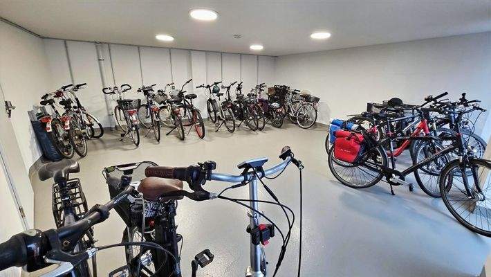 großer Fahrradraum im EG