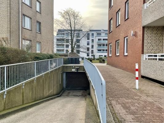 Zufahrt zur Tiefgarage
