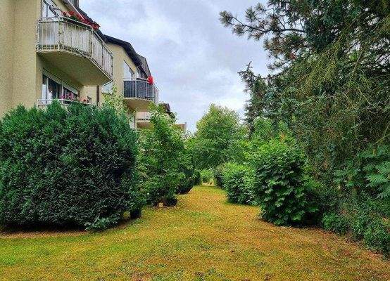 Rückseite des Wohnhauses