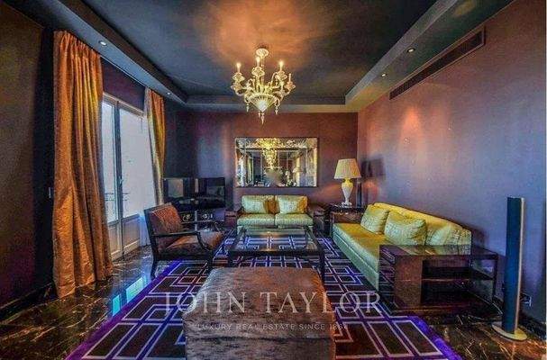 Salon Carrelage Lustre Parquet