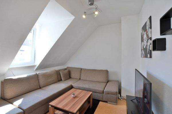 Wohnzimmer Hinterhaus Referenzwohnung