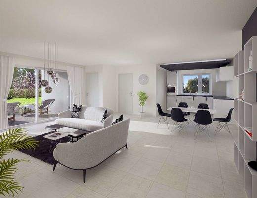 Visualisierung Wohn- und Esszimmer