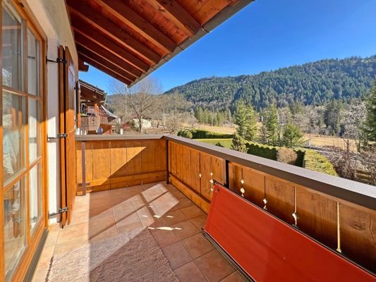 Traumhafter Blick vom Südbalkon