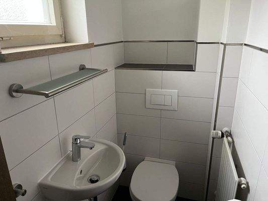 WC separat mit Tageslicht